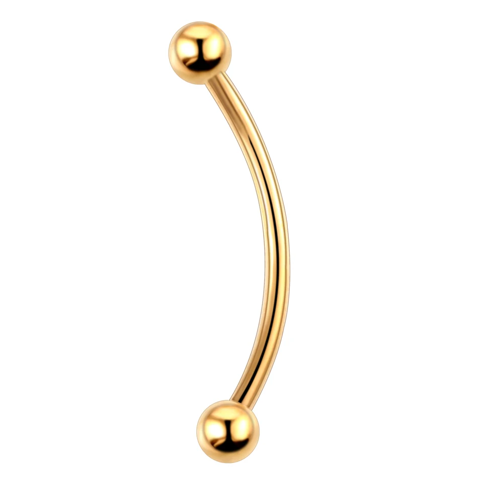 G23 Titanium Eyebrow Banana Curved - Image 4