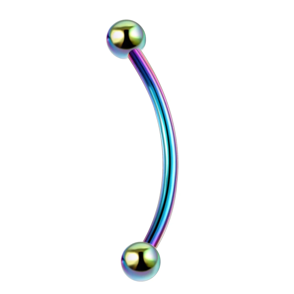 G23 Titanium Eyebrow Banana Curved - Image 9