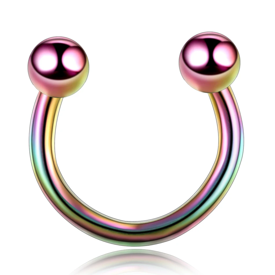 G23 Titanium Horseshoe Ring - Image 9