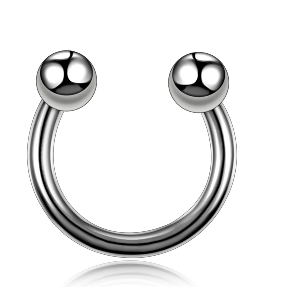 G23 Titanium Horseshoe Ring - Image 6