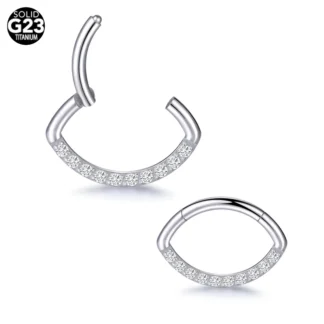 Implant Grade Titanium Septum Clicker with Shapes Design