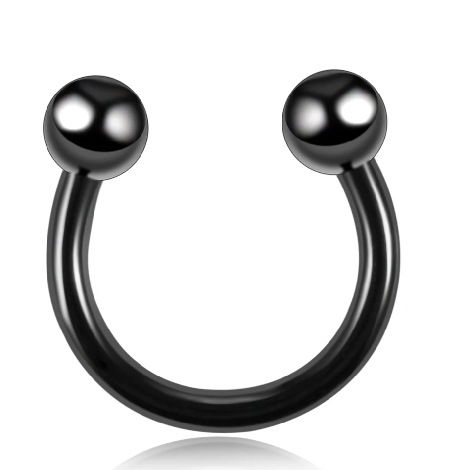 G23 Titanium Horseshoe Ring - Image 7