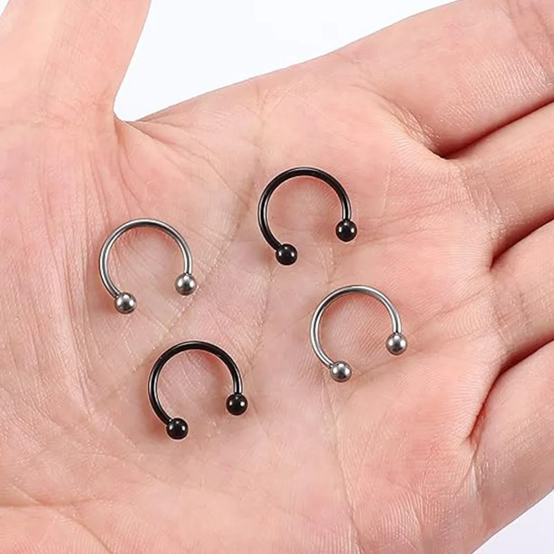 G23 Titanium Horseshoe Ring - Image 3