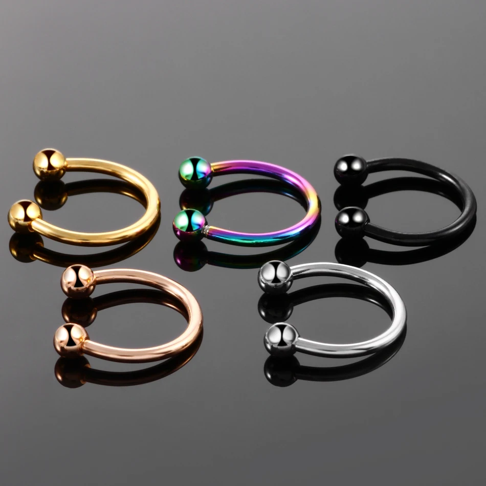 G23 Titanium Horseshoe Ring - Image 4