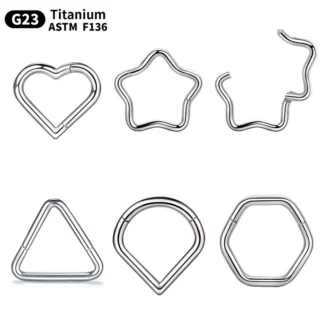 Implant Grade Titanium Septum Clicker with Shapes Design
