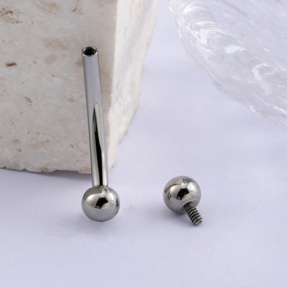 G23 Titanium Internal Thread Curved Barbell - Image 6