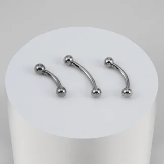 G23 Titanium Internal Thread Curved Barbell