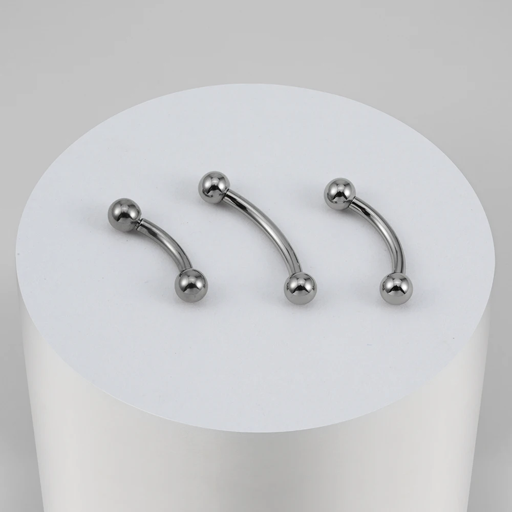 G23 Titanium Internal Thread Curved Barbell