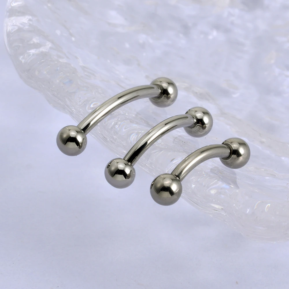 G23 Titanium Internal Thread Curved Barbell - Image 5