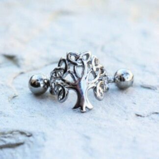 316L Stainless Steel Tree of Life Cartilage Cuff